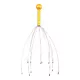 Wire Head Massager inSPORTline Kutsuo - Red - Gold