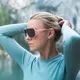 Sports Sunglasses Tripoint Reschen - Matt Black Smoke /w Blue Multi Cat.3