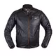 Summer leather moto jacket W-TEC Gradac - Black - Black