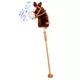 Hobby Horse w/ Wheels inSPORTline Arklino - Dark Brown - Dark Brown