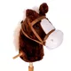 Hobby Horse w/ Wheels inSPORTline Arklino - Dark Brown