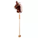 Hobby Horse w/ Wheels inSPORTline Arklino - Dark Brown
