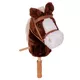 Hobby Horse w/ Wheels inSPORTline Arklino - Dark Brown