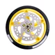 Replacement Wheel w/ Brake Rotor for inSPORTline Discola Scooter 200 x 30 mm - Yellow - Yellow