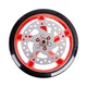 Replacement Wheel w/ Brake Rotor for inSPORTline Discola Scooter 200 x 30 mm - Yellow - Red