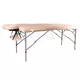 Massage Table inSPORTline Tamati 2-Piece Aluminium - Brown - Creamy White