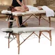 2-Section Wooden Massage Table inSPORTline Orashi (186 × 60 × 62.5–85.5 cm) - Cream - Cream