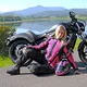 Flip-Up Motorcycle Helmet W-TEC Pezzon Magenta - Pink-Black