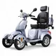 Four-Wheel Electric Scooter w/ Tow Bar inSPORTline Antun - Red - Silver
