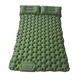 Inflatable Sleeping Pad for Two w/ Integrated Pump inSPORTline Faustea 192 x 125 x 8 cm - Blue - Green