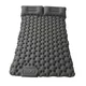 Inflatable Sleeping Pad for Two w/ Integrated Pump inSPORTline Faustea 192 x 125 x 8 cm - Blue - Grey