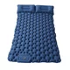Inflatable Sleeping Pad for Two w/ Integrated Pump inSPORTline Faustea 192 x 125 x 8 cm - Blue - Blue