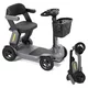 Electric Four-Wheel Mobility Scooter inSPORTline Clis • 10km/h • Range of up to 40 km - Grey - Grey