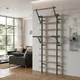 Wall Bars inSPORTline Wootaline 199 x 80 cm w/ Pull-Up Bar & Parallel Bars, Gray