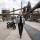 Women’s Summer Motorcycle Jacket W-TEC Mirelia - Black-Grey