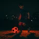 Light‑Up Soccer Ball w/ LED Light inSPORTline Lumikick, Size 5
