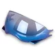 Replacement Visor/Sun Visor for W-TEC Satalone Helmet - Gold - Blue