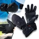 2-in-1 Heated Gloves W-TEC HEATflip 2 x 2,000 mAh - Black - Black