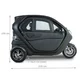 Electric Three-Wheeler w/ Roof W-TEC Tukago – 25 km/h - Blue