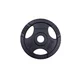 Cast Iron Olympic Weight Plate inSPORTline Hamerton Black 10 kg, 50 mm