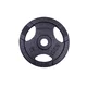 Cast Iron Olympic Weight Plate inSPORTline Hamerton Black 15 kg, 50 mm