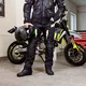 Motorcycle Pants W-TEC Aircross - Black-Grey