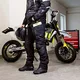 Motorcycle Pants W-TEC Aircross - Black-Grey