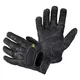 Leather Motorcycle Gloves W-TEC Cherton - Black - Black