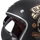 Motorcycle Helmet W-TEC Kustom Black Heart - Starter, Matte Black