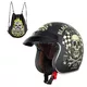Motorcycle Helmet W-TEC Kustom Black Heart - Starter, Matte Black - Starter, Matte Black