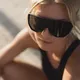 Sports Sunglasses Tripoint Reschen - Matt Black Smoke /w Blue Multi Cat.3
