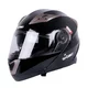 Flip-Up Motorcycle Helmet W-TEC Pezzon - White-Bronze