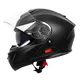Flip-Up Motorcycle Helmet W-TEC Cullo - Matt Black