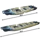 Pedal-Driven Modular Tandem Kayak inSPORTline Rhoner Duo