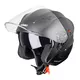 Motorcycle Helmet W-TEC Putta - Matt Black-Bronze - Matt Black
