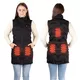 Women’s Heated Vest inSPORTline WARMelong w/ 10,000 mAh Power Bank - Black