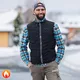 Men’s Heated Vest W-TEC HEATstem w/ 10,000 mAh Power Bank - Black