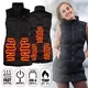 Women’s Heated Vest inSPORTline WARMelong - Black - Black