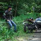 Leather Motorcycle Jacket W-TEC Montegi - Matte Black