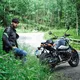 Leather Motorcycle Jacket W-TEC Montegi - Matte Black