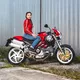 Women’s Moto Jeans W-TEC Panimali - Blue