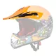 Replacement Peak for W-TEC V310 Helmet - Ghost Dot - Zombie Neon Orange