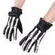 Motorcycle Gloves W-TEC Classic - Jawa Black with Red and Beige Stripe
