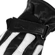 Motorcycle Gloves W-TEC Classic - Jawa Black with Red and Beige Stripe