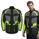 Men’s Motorcycle Jacket W-TEC Burdys Evo - Black-Grey-Red - Black-Grey-Green