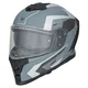 Motorcycle Helmet W-TEC Nexwor Graphic - Fluo - Grey