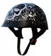 WORKER V530 Motorcycle Helmet - Black Skull