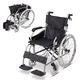 Lightweight Foldable Mechanical Wheelchair inSPORTline Jakesully w/ Light-Colored Wheels • 13 kg • Load Capacity up to 100 kg