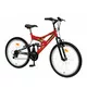 Junior bike DHS Kreativ 2441 - model 2011 - Red-Black