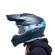 Motocross Goggles Red Bull Spect Strive Panovision, Matte Light Gray, Smoke Lens